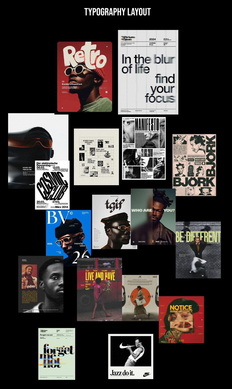 Typography layout